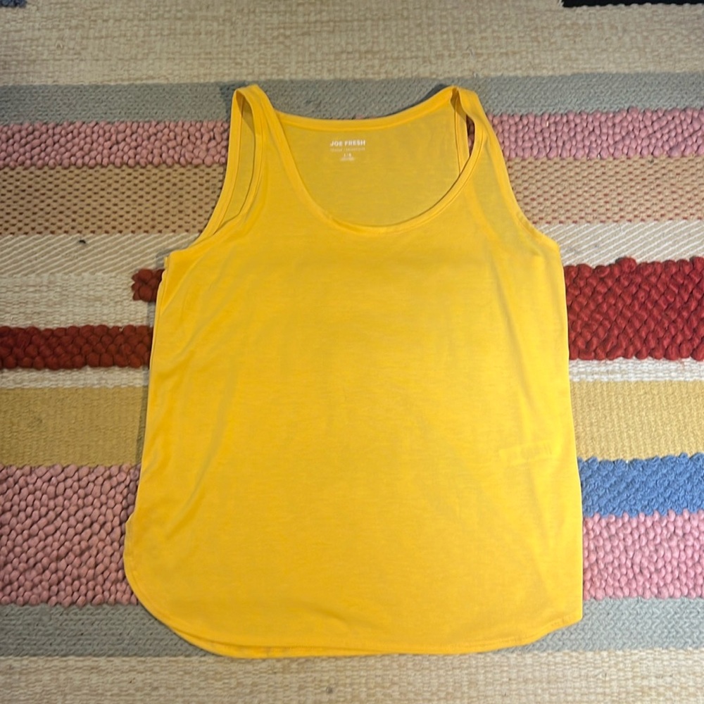 🤩3/$25 Sunny yellow tank top